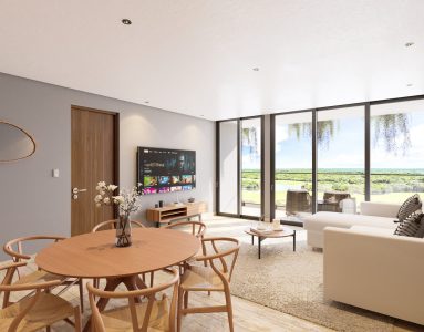 7. Sala comedor - 3 recámaras